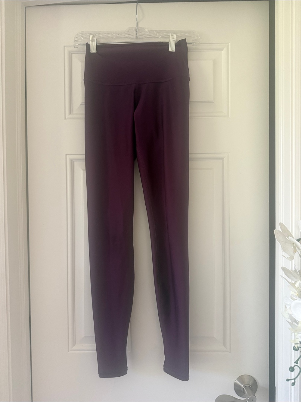 Alo High-Rise Plum Leggings XS